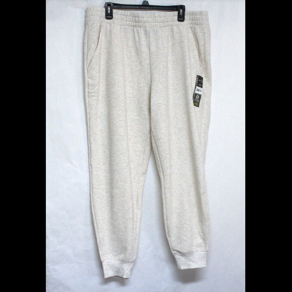 NWT Women's XL 16-18 Athletic Works Super Soft Jogger - Wheat Heather